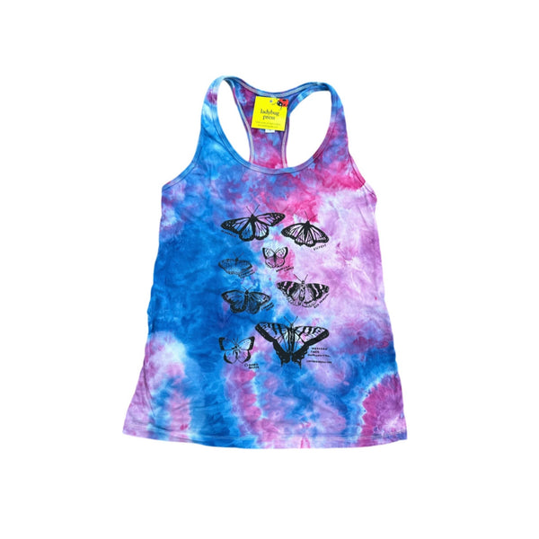 Ice Dyed Butterfly Tank Top, Adult Sizes