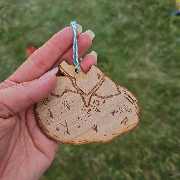 Idaho Spud Wood Ornament