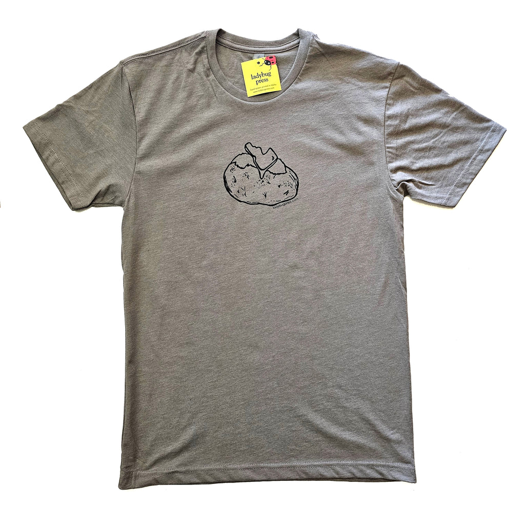 Idaho Spud “Baked Potato” T-shirt, Adult Sizes