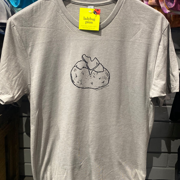 Idaho Spud “Baked Potato” T-shirt, Adult Sizes