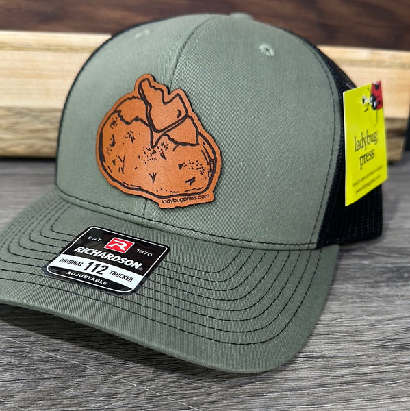 Idaho Spud Leather Patch Adjustable Hat