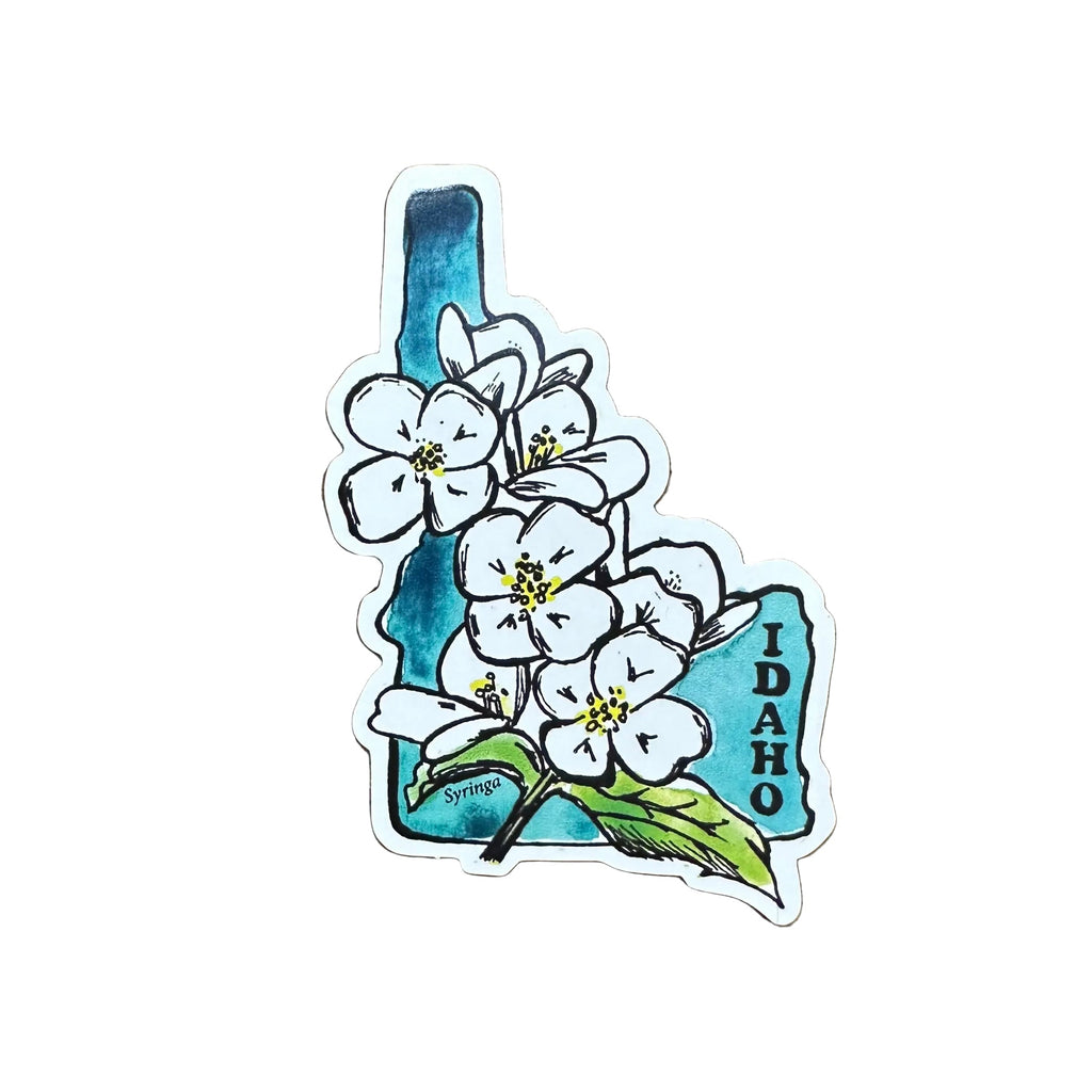 Idaho Syringa Full Color Magnet