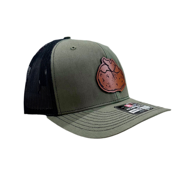 Idaho Spud Leather Patch Adjustable Hat