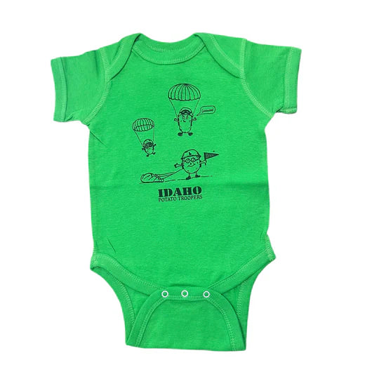 Idaho Potato Troopers Onesie , Eco-friendly Water-based Inks