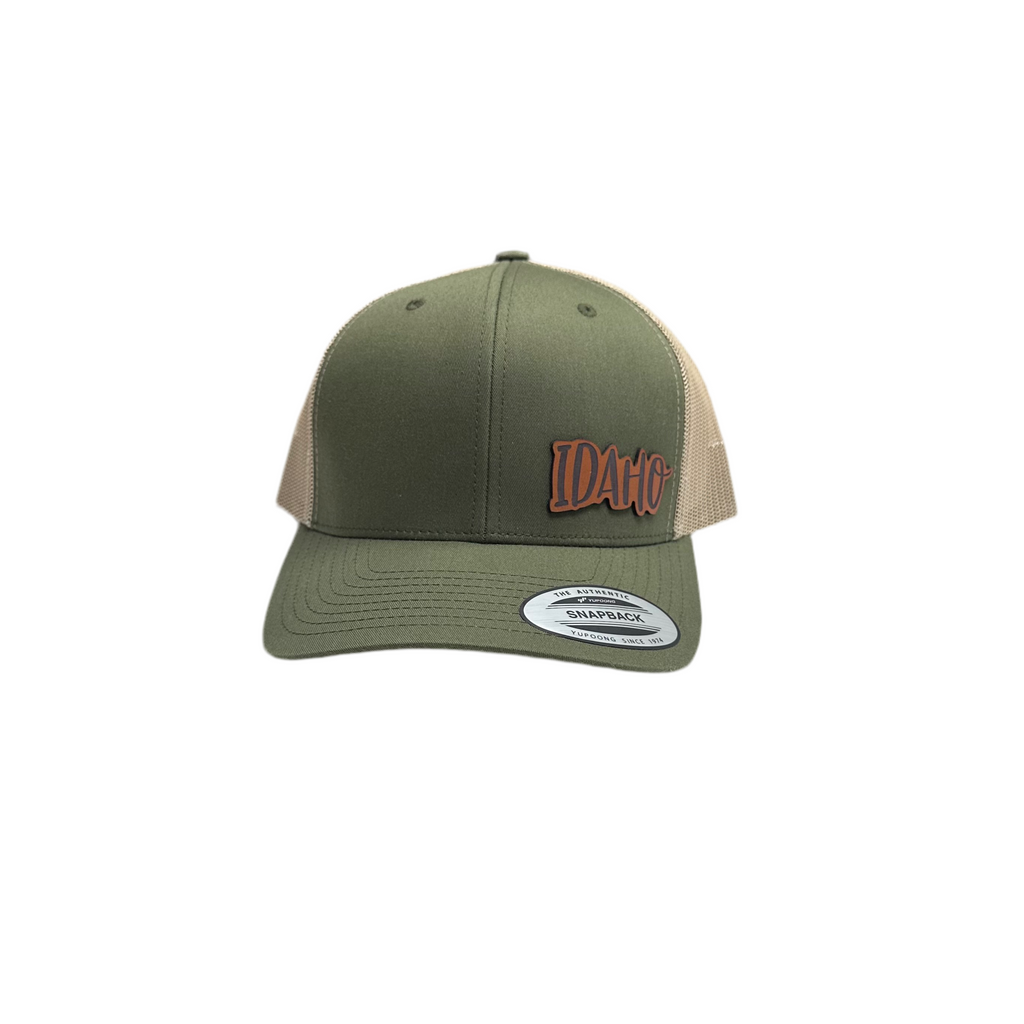 Idaho Leather Patch Adjustable Hat