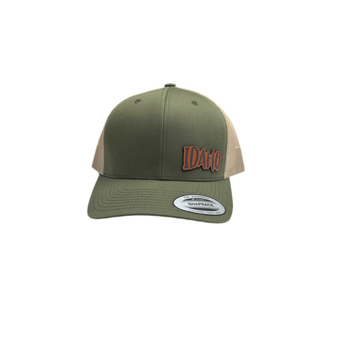 Idaho Leather Patch Adjustable Hat