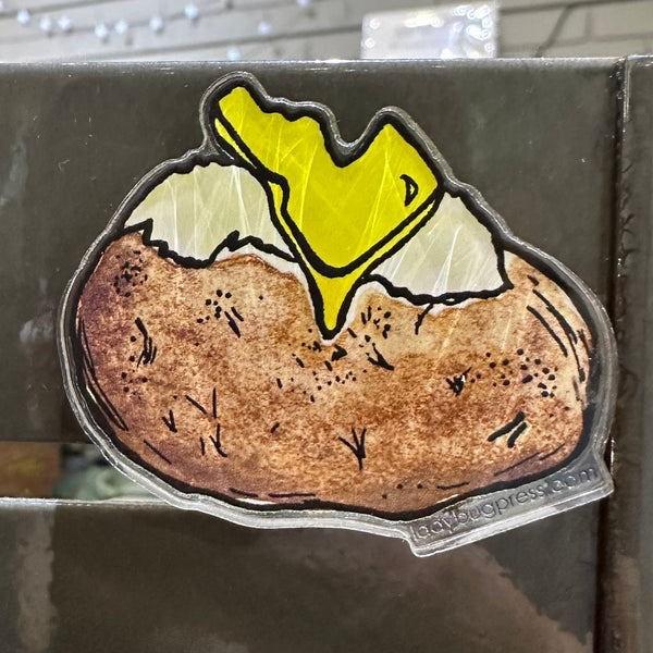Acrylic Idaho Spud Magnet