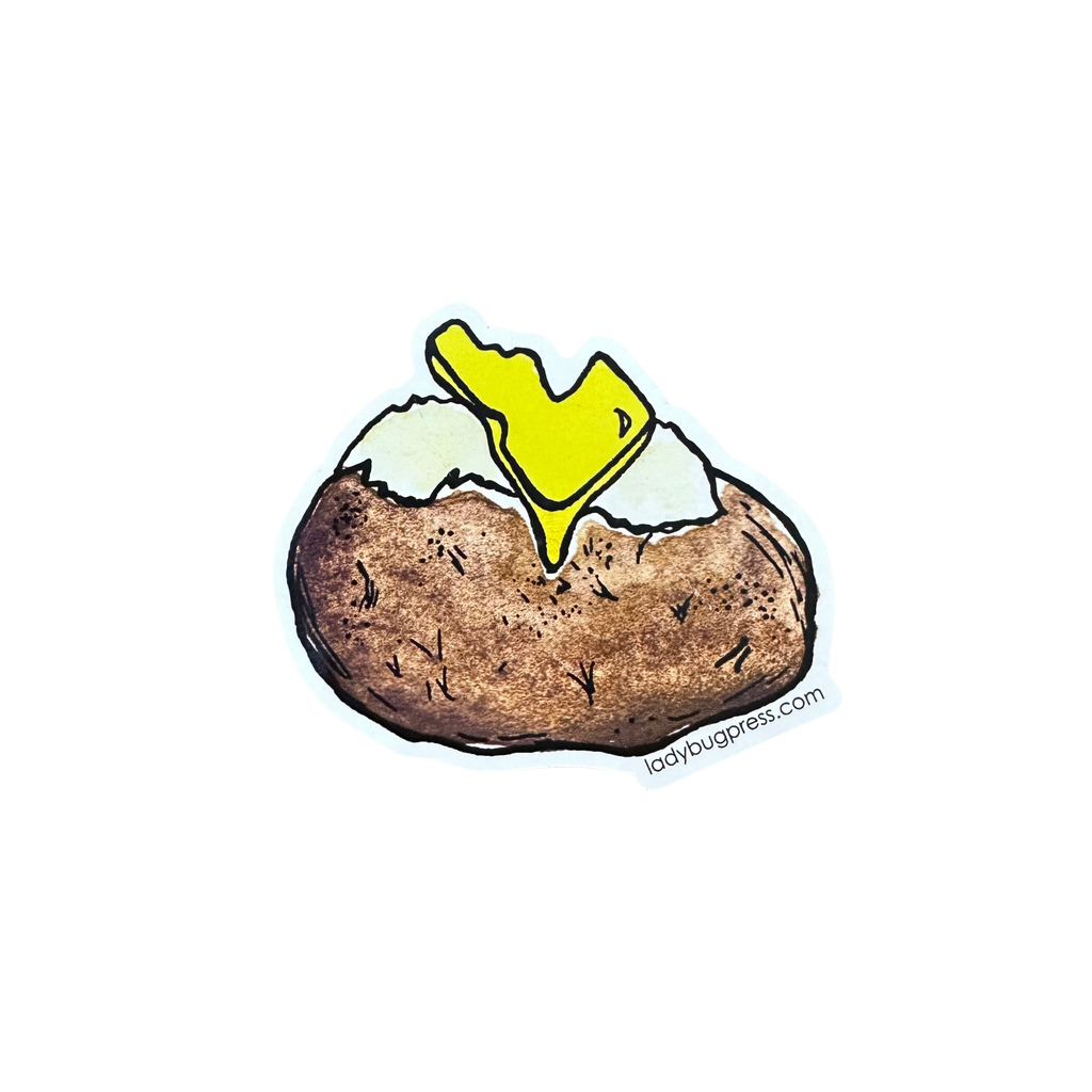 Idaho Spud "baked potato" Full Color Magnet