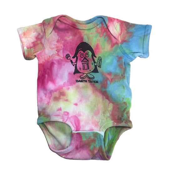 Ice Dyed Darth Tater Onesie