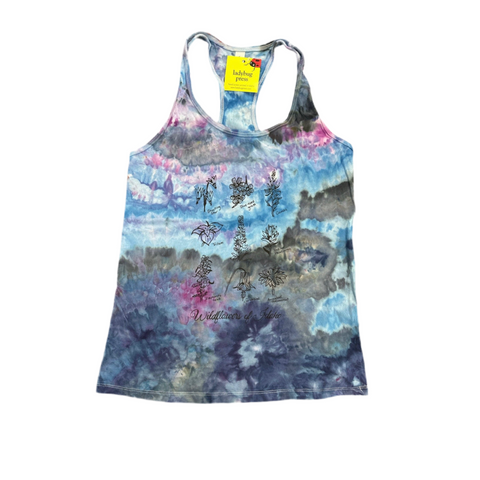 Ice Dyed Wildflower Tank Top, Adult Sizes