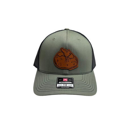 Idaho Spud Leather Patch Adjustable Hat