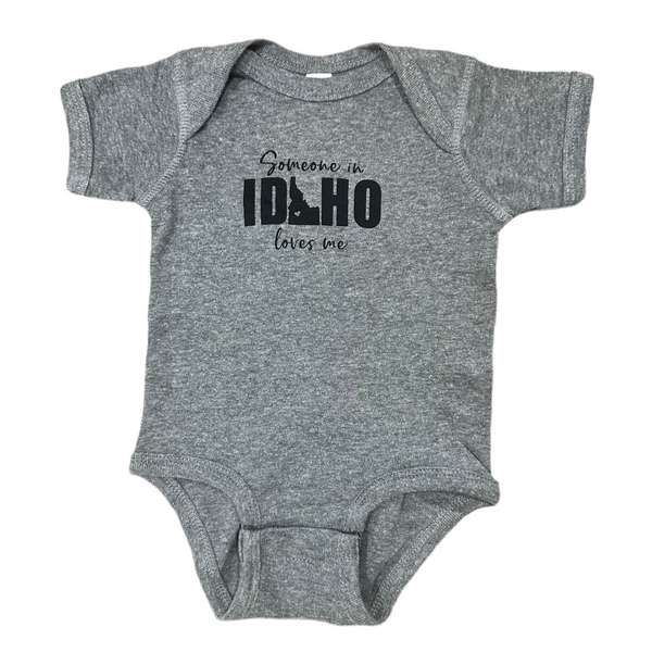 Someone in Idaho Loves Me Onesie, Eco-friendly Water-based Inks