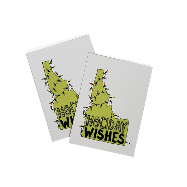 Idaho Lights Holiday Gift Tags, 6pack.