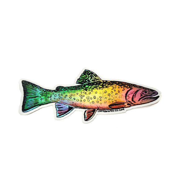Trout Sticker