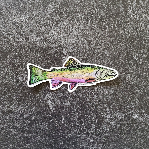 Trout Sticker