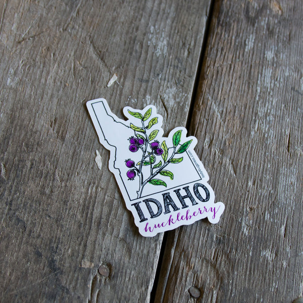 Idaho Huckleberry Sticker